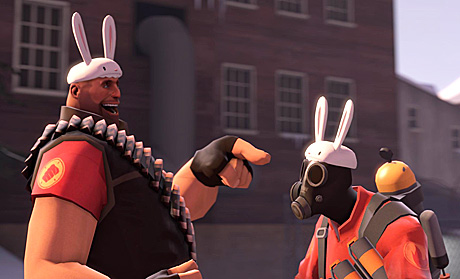 Karaktärer med kaninöron i Team fortress